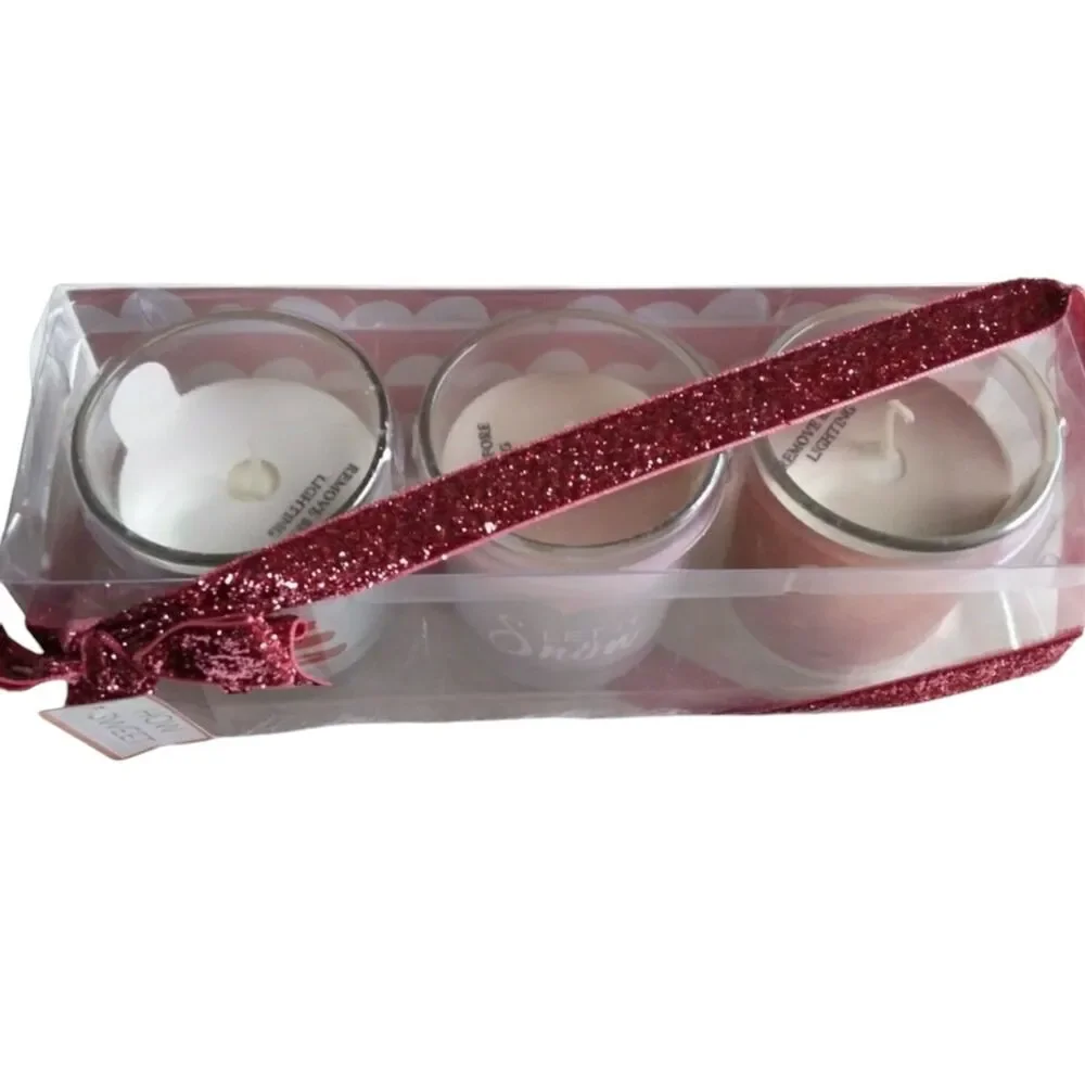 How Sweet Scented Candle Set Glass Votive